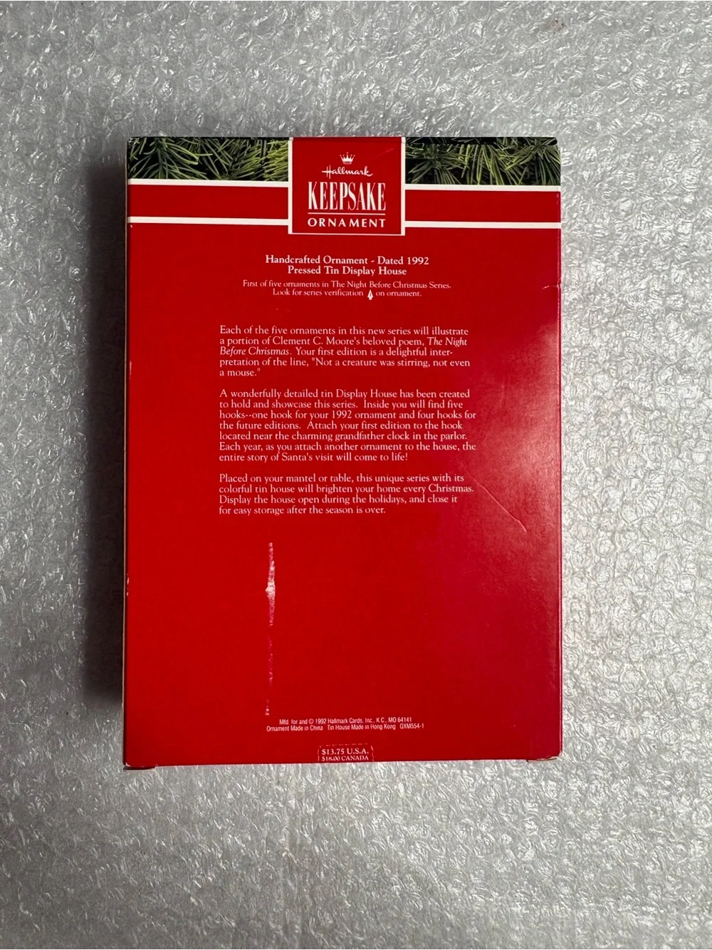 Hallmark Keepsake Ornament titled 